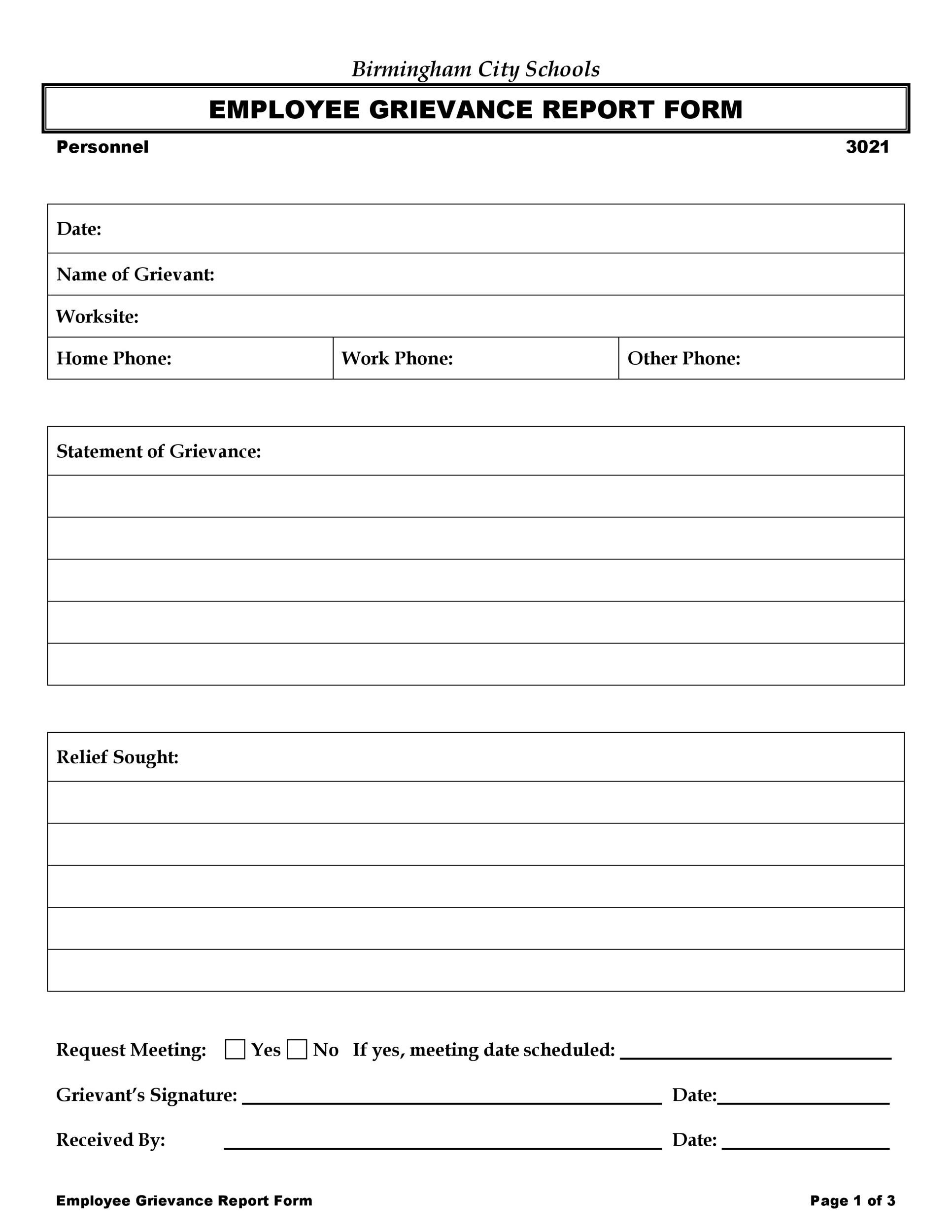 37 Editable Grievance Letters Tips & Free Samples