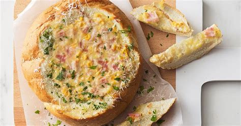 Full tostitos beef queso dip recipe: Bacon and three-cheese cob