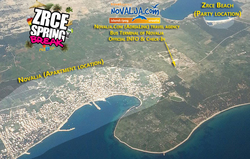 zrce beach mapa Zrce Beach Mapa | adviseurmakelaar zrce beach mapa