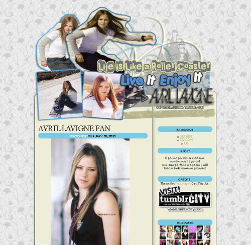 avril lavigne quotes. AVRIL LAVIGNE ROLLER COASTER