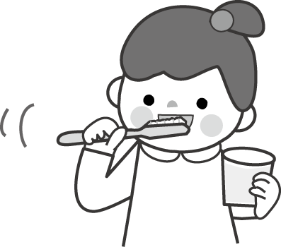 歯磨き はみがき のイラスト 無料イラスト フリー素材