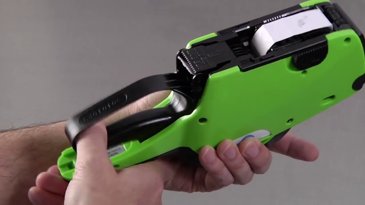 How to Load Labels into the Daydots Label Gun - YouTube