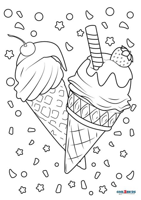  free printable ice cream coloring pages for kids coloring pages free