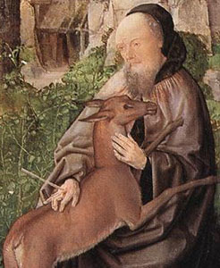 ST GILES  Greek Christian Hermit