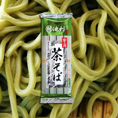 茶そば 宇治茶そば 0g 抹茶 三輪素麺池利 通販 お取り寄せ