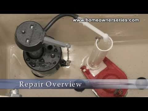 VIDEO : how to fix a toilet - flush valve replacement - part 1 of 2 - http://www.homeownerseries.com this is video #1 of a 3-http://www.homeownerseries.com this is video #1 of a 3-partseries. the videos are:http://www.homeownerseries.com  ...