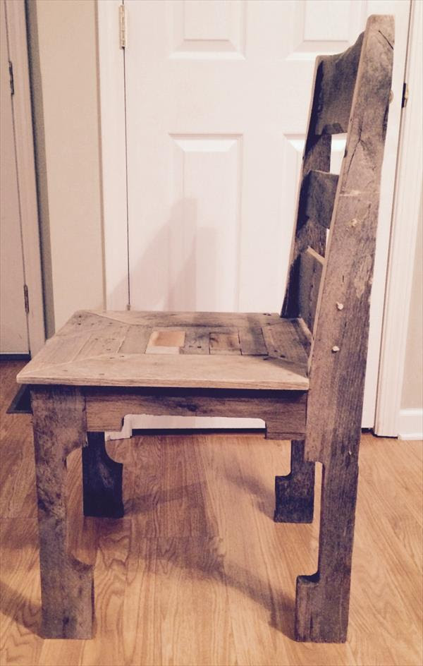 DIY Pallet Dining Chair Pallet Furniture Plans