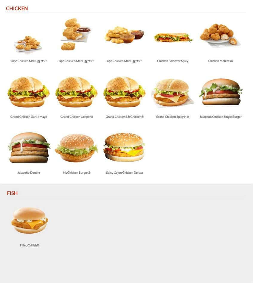 Mcdonalds Menu Prices Specials