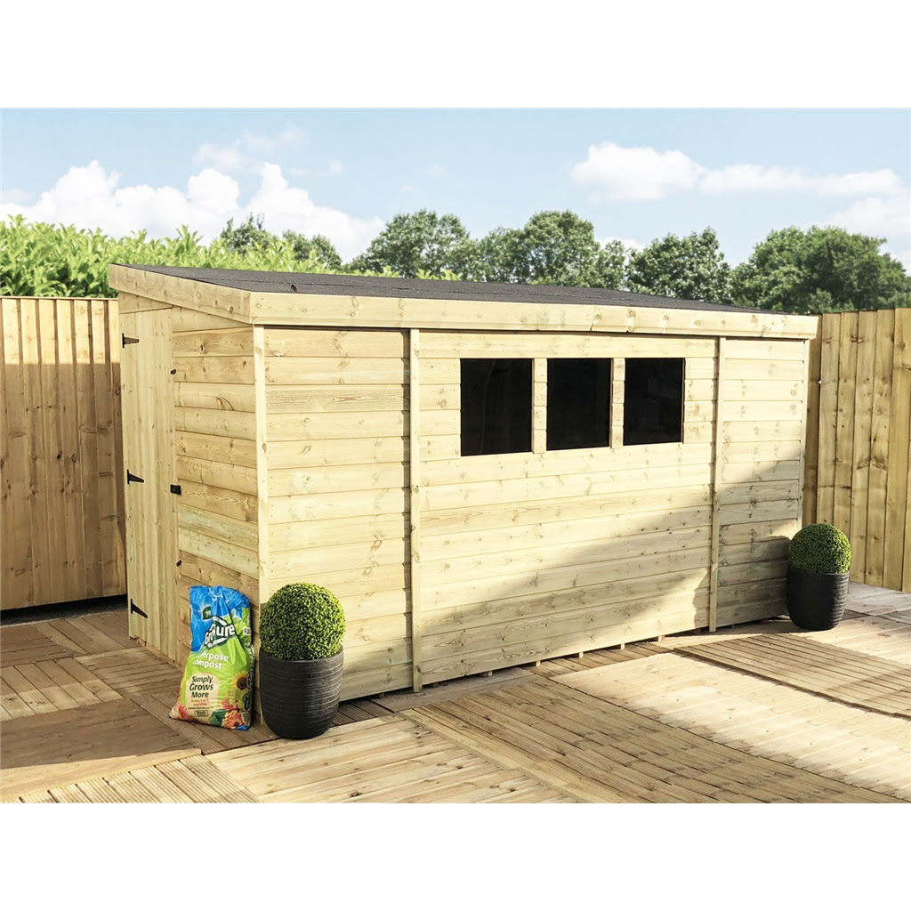 ShedsWarehouse.com Aston 10FT x 6FT Reverse Pressure 