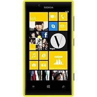 Nokia Lumia 720 Yellow Unlocked Quad Band GSM Smartphone - WCDMA 850/900/1900/2100