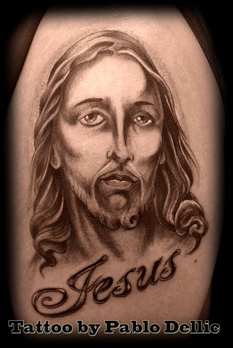 Tatuagem Jesus Tattoo by Pablo Dellic. Thanks for visiting!