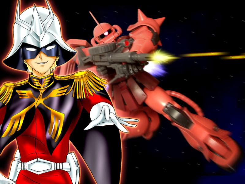 Blueさんとのコラボｃｇです シャア専用ザク 見せてもらおうか 連邦軍のmsの性能とやらを ルナ ルーンのイラスト集