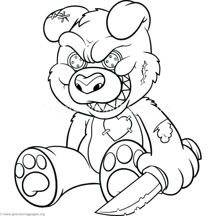 Gangsta Teddy Bear Drawing at GetDrawings | Free download