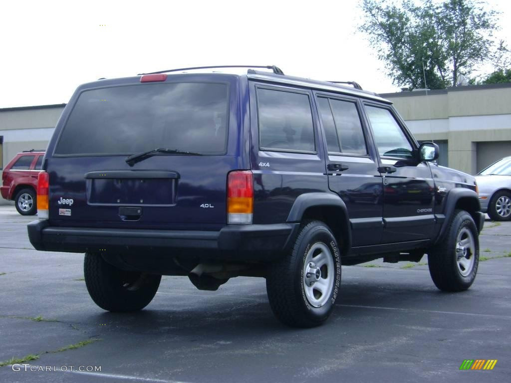 1998 Lapis Blue Jeep Cherokee Sport 4x4 Photo 6 Gtcarlot Com Car Color Galleries