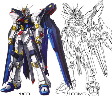 Strike Freedom gundam seed 3d mesh cg sandrum