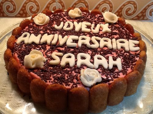 Gateau D Anniversaire Sarah Le Buffet De Nourel