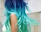Salon Grade Temporary Hair Chalk, Pastel - Light Turquoise - LiveLoveAloha