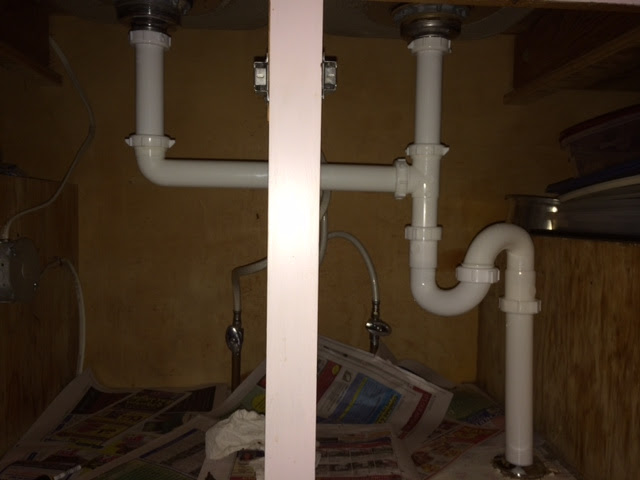 Double kitchen sink drain problem | Terry Love Plumbing Advice ...