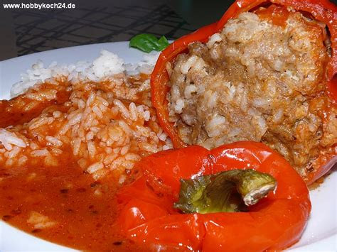 gefuellte paprika tomatensosse hobbykochde