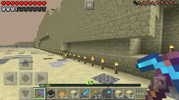 スライムチャンクの湧きつぶし のんびりマイクラpe