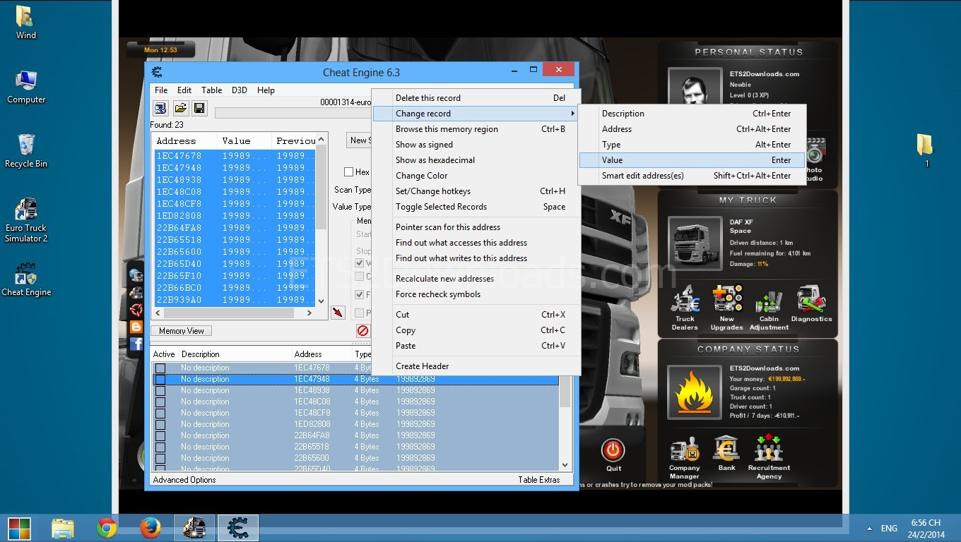 Money Cheat ETS2
