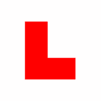 An L-plate.