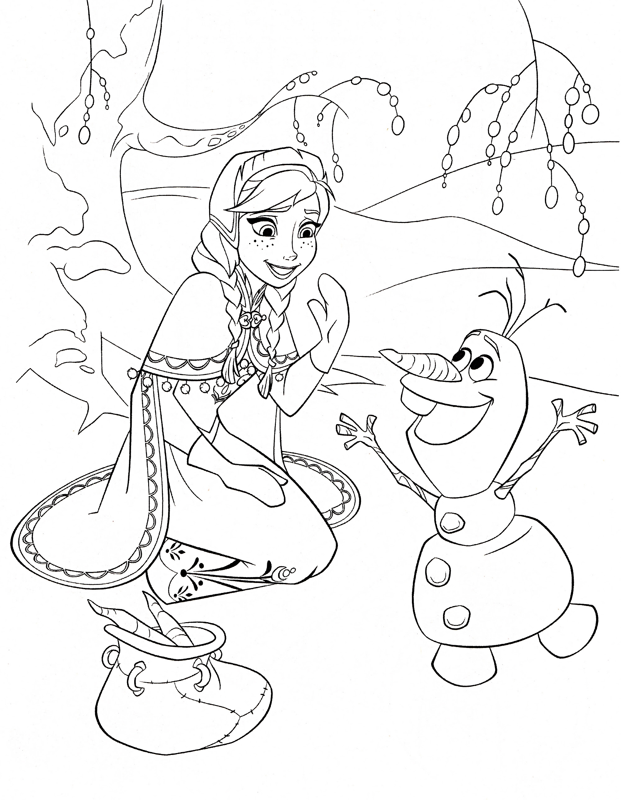 Download Elsa Christmas Coloring Pages at GetDrawings | Free download