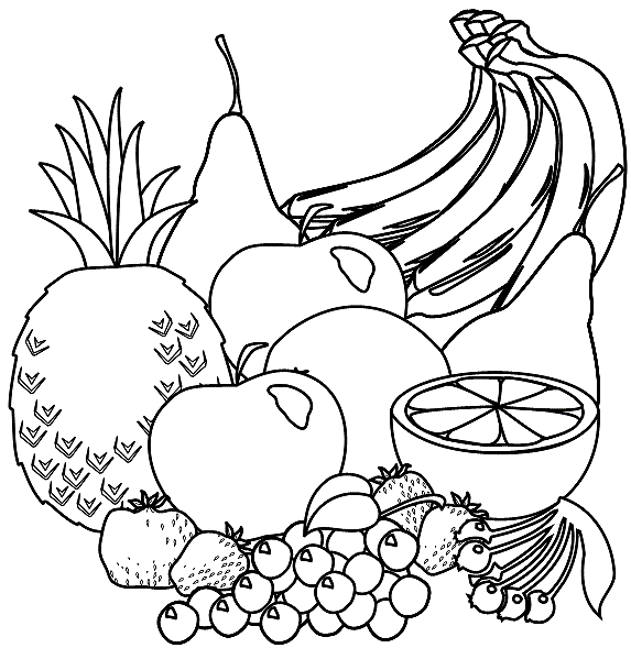 Mewarnai Gambar Makanan