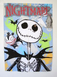 新デザイン ディズニー ナイトメアビフォアクリスマス キャラクターのれん ナイトメア ビフォア クリスマス 人気のグッズはコレ