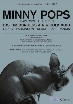 Minny Pops - A Quietus Occasion