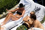 Jaime Pressly In Black Bikini Pictures