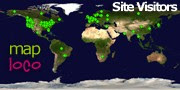 Locations of Site Visitors