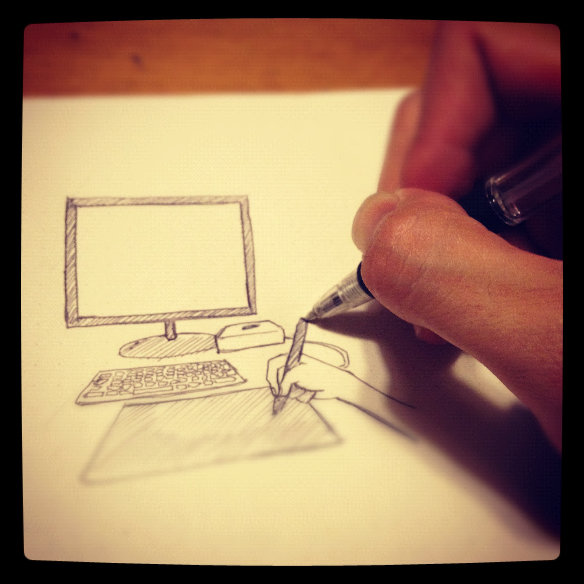 この時代にアナログで絵を描く意味がちょっとわかって衝撃を受けた 山里將樹 イラストレーション