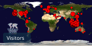 Locations of Site Visitors