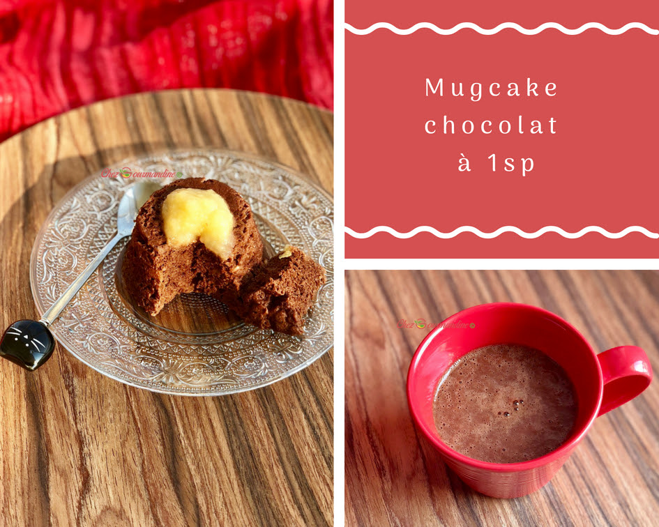 Mugcake Chocolat Chezgourmandine