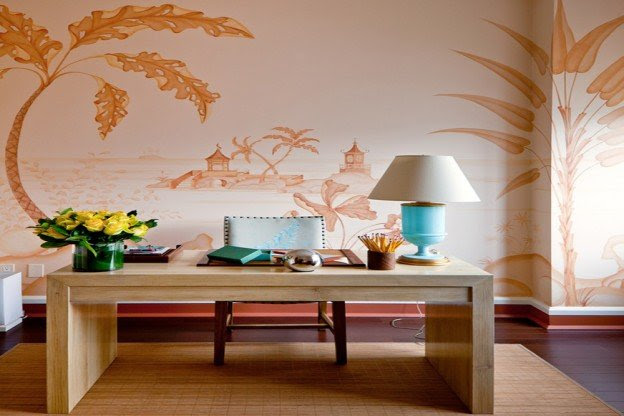 Wall Wallpapers And Wooden Flooring For Home And Office