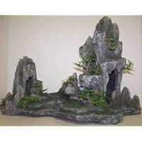 OSI Marine Lab Mountain with Trees Large Aquarium Ornaments