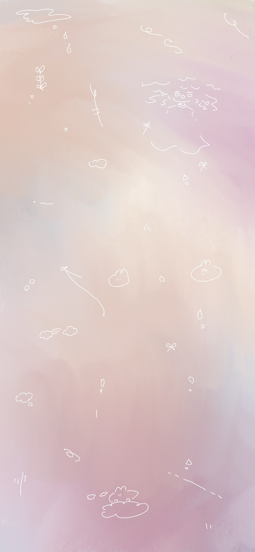 フリー素材 ゆるくかわいいイラスト のスマホ壁紙を作りました Part2 無料 きょうはなにをしよう