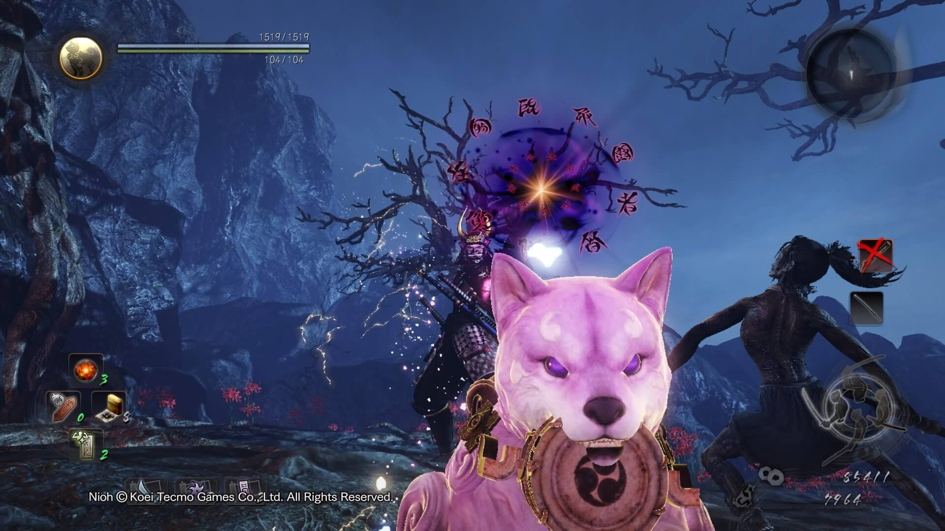 仁王 戦術にあった守護霊を選んで 勝てなかったボスを撃破