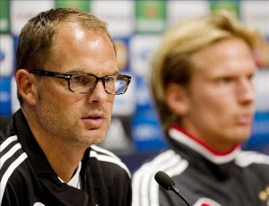 El entrenador del Ajax, Frank de Boer, ofrece una rueda de prensa. EFE