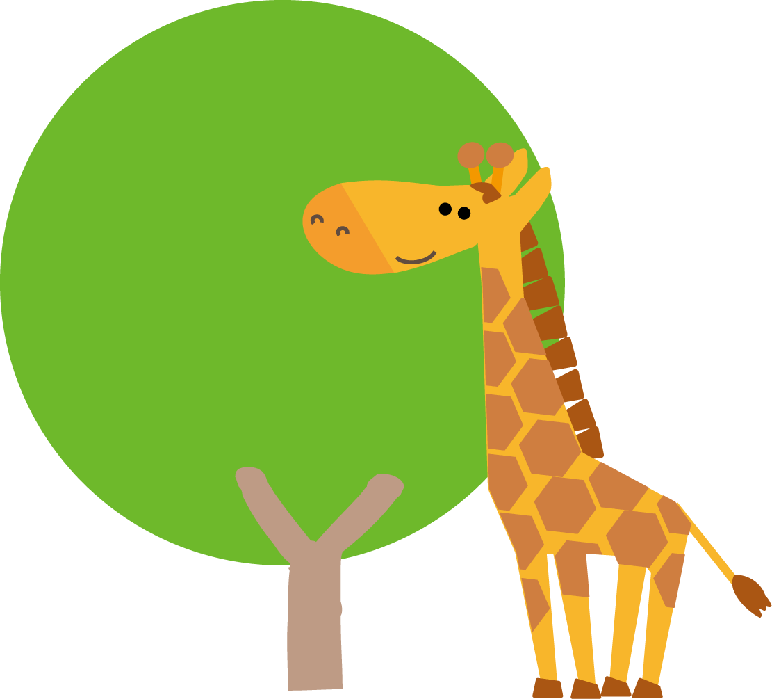 キリンのイラスト 無料イラストフリー素材