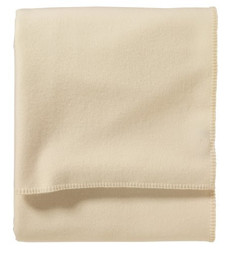 Pendleton Eco-Wise Wool Washable Queen White Blanket On Sale