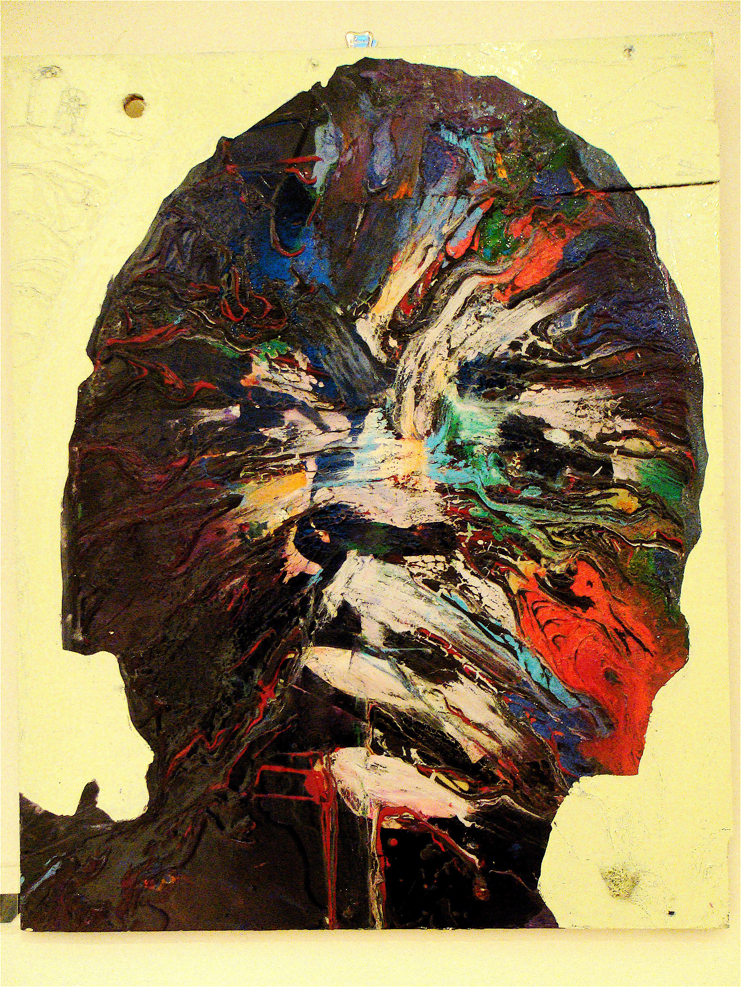 Faces : Matt Small Abstract Face Paintings