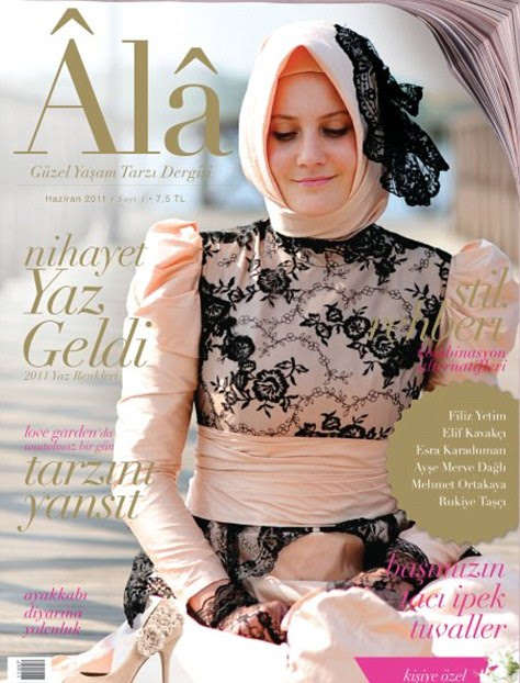 The first issue: Released in June, Alâ has been described as the 'Vogue of veiled fashion'. It appeals to the modern, education, fashion-conscious Muslim woman
