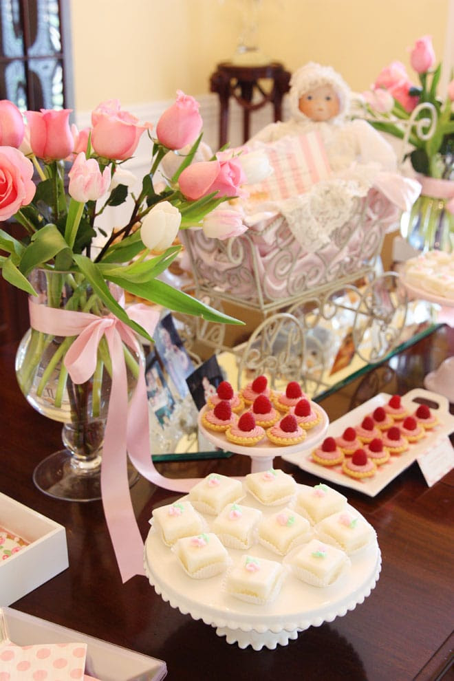 My Baby Shower: Pink, White  Roses!  Pizzazzerie