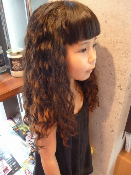 スパイラルパーマ キッズ Hair Eg O Black