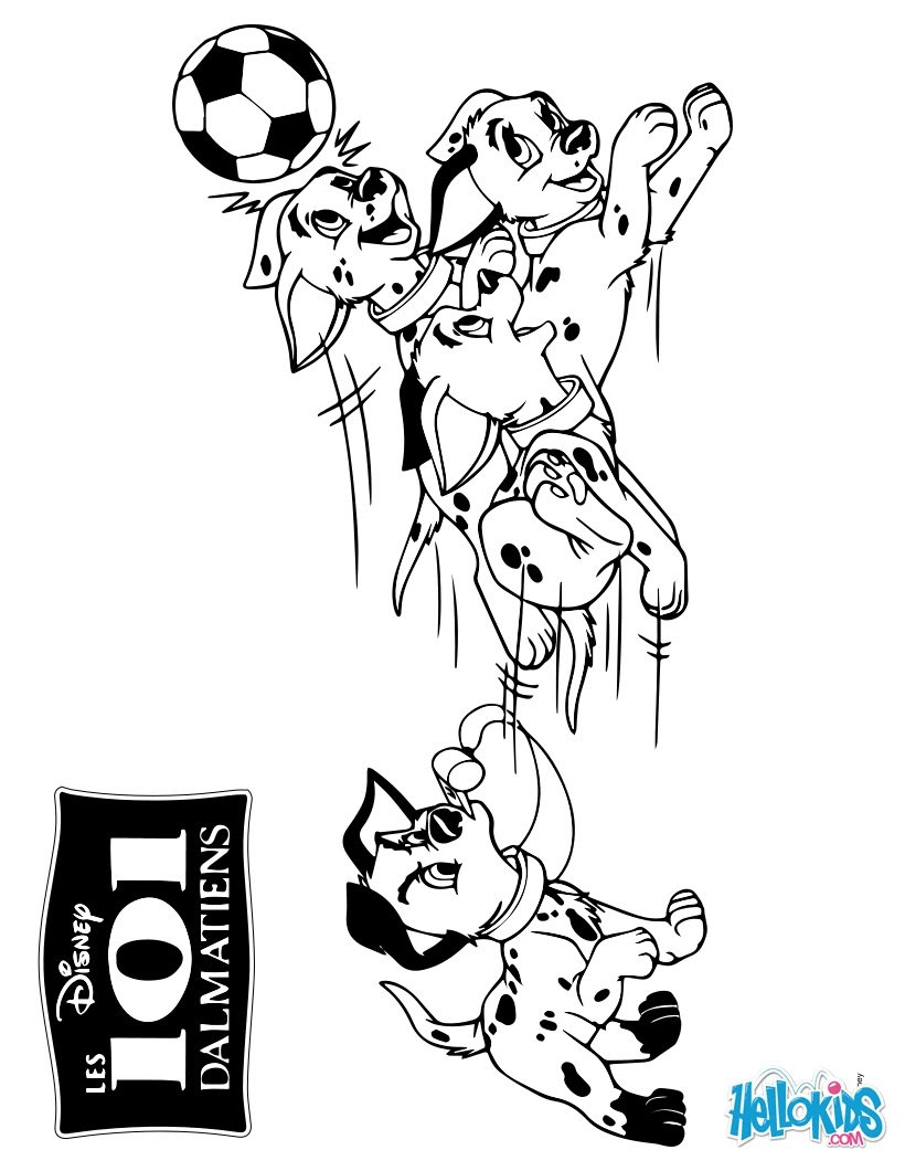 dalmation puppies coloring page 7b6