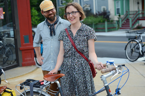 Bikeyface! Bicycle Belle Opening