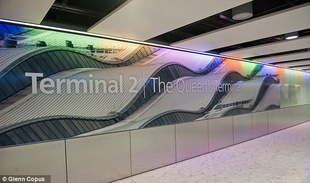 Snazzy architecture: London Heathrow Terminal 2 opened last week