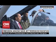 Populer Presiden Jokowi Jajal Pesawat Jet Tempur Pakistan JF 17, terhot!